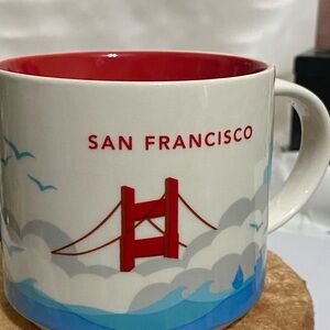 San Francisco Mug with Red Interior